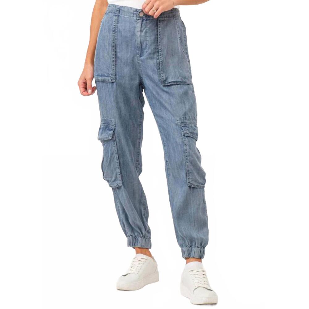 NEW DEAR JOHN DENIM sandy jogger pants in medium indigo - Picture 6 of 6